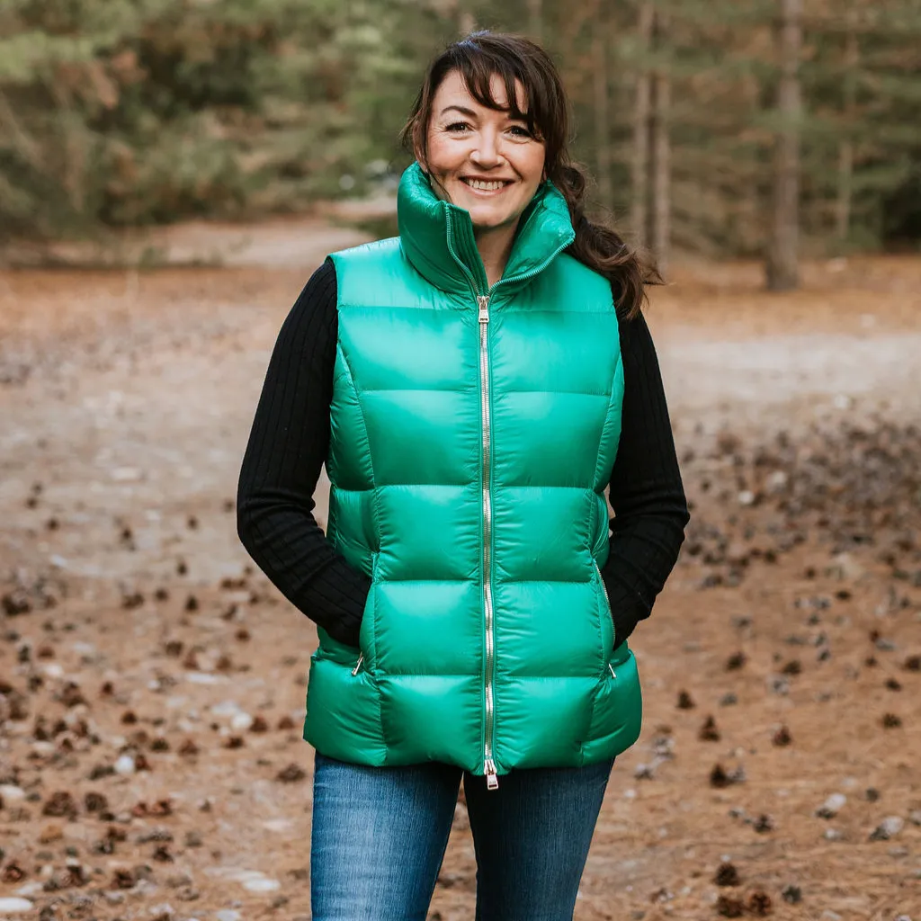 Ester Packable Down Vest - Emerald