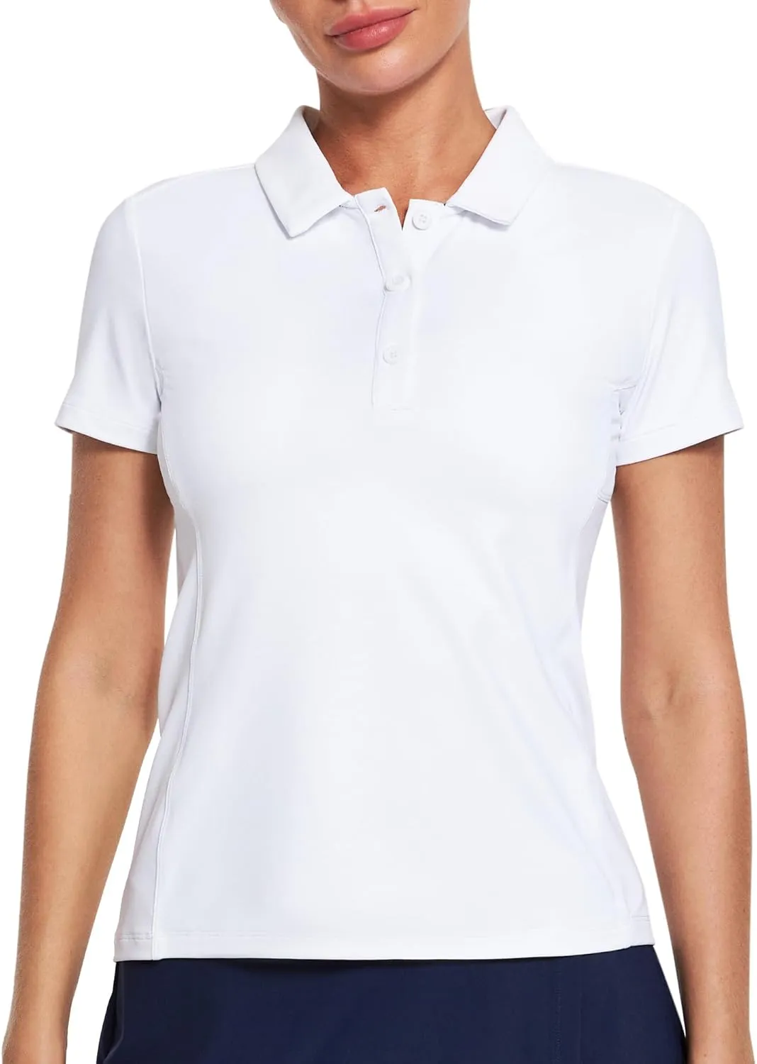 Ewedoos Womens Golf Shirts Breathable UPF 50  Sun Protection Polo Shirts for Women Dry fit Polos Short Sleeves