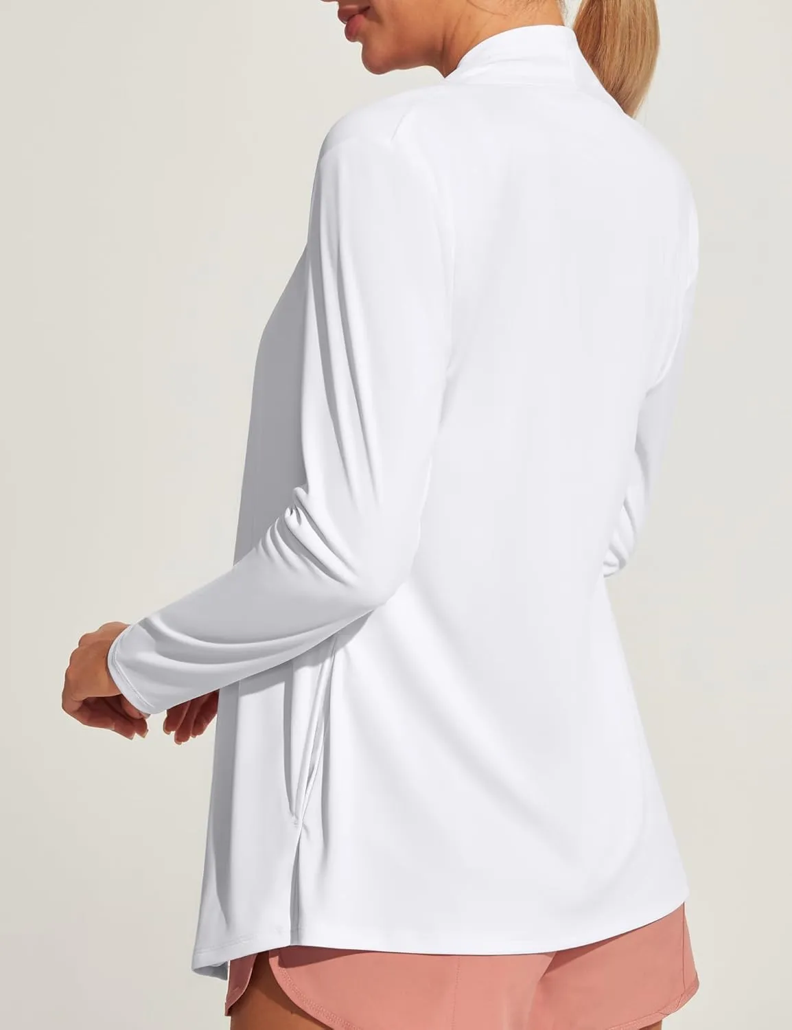 Ewedoos Women's UPF 50  Sun Shirts Sun Protection Clothing Lightweight Cardigans with Pockets Long Sleeve Beach Cover Up