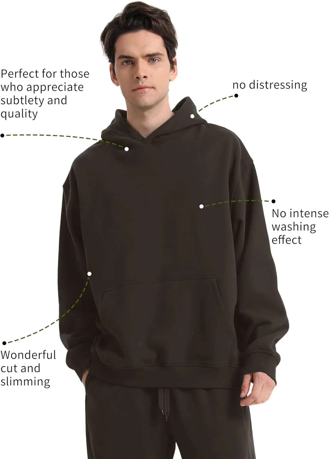 FAIABLE Mens Super Soft Oversized Hoodie Acid Wash Hoodie Heavyweight Fashion Hoodies & Sweatshirts for Men Women Couples