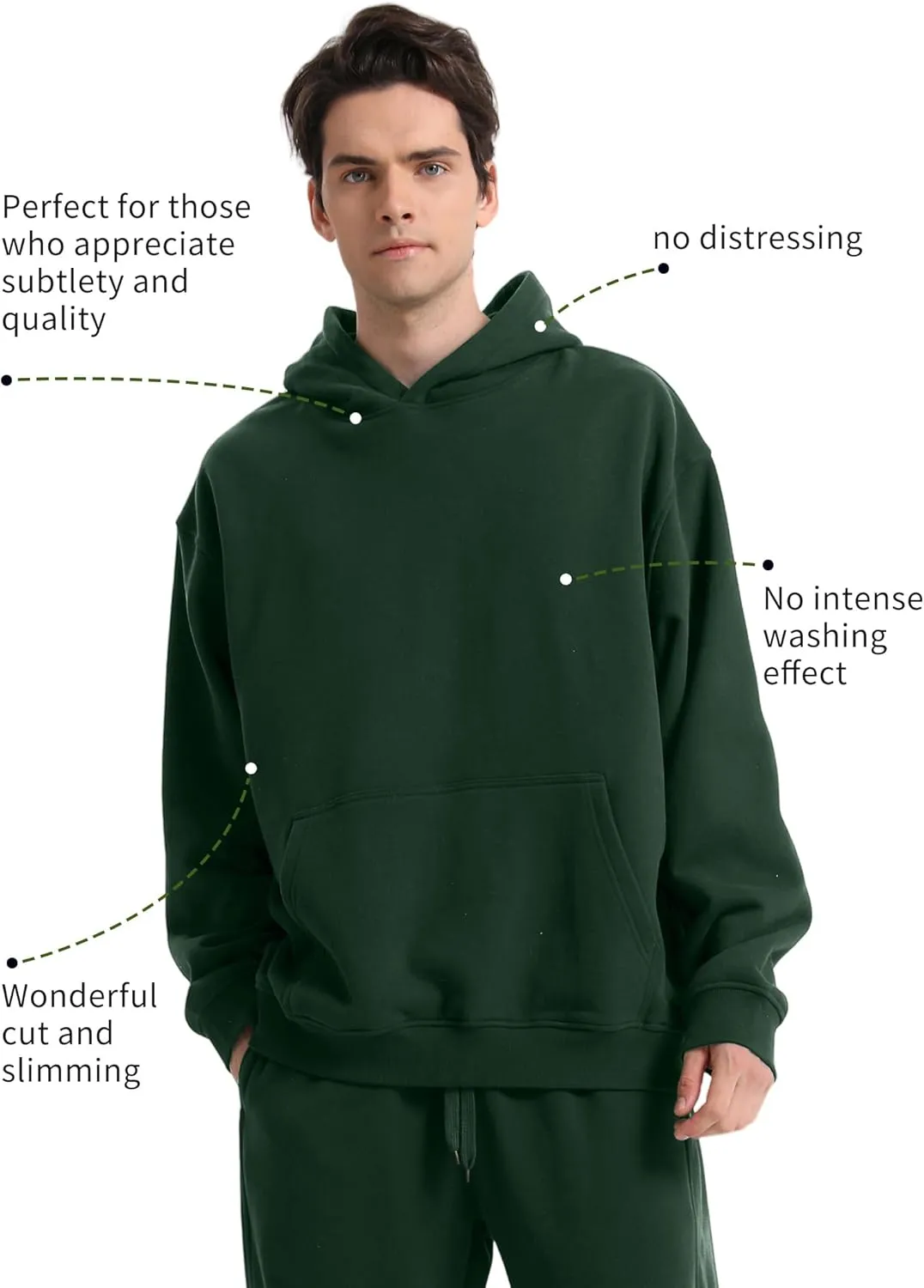 FAIABLE Mens Super Soft Oversized Hoodie Acid Wash Hoodie Heavyweight Fashion Hoodies & Sweatshirts for Men Women Couples