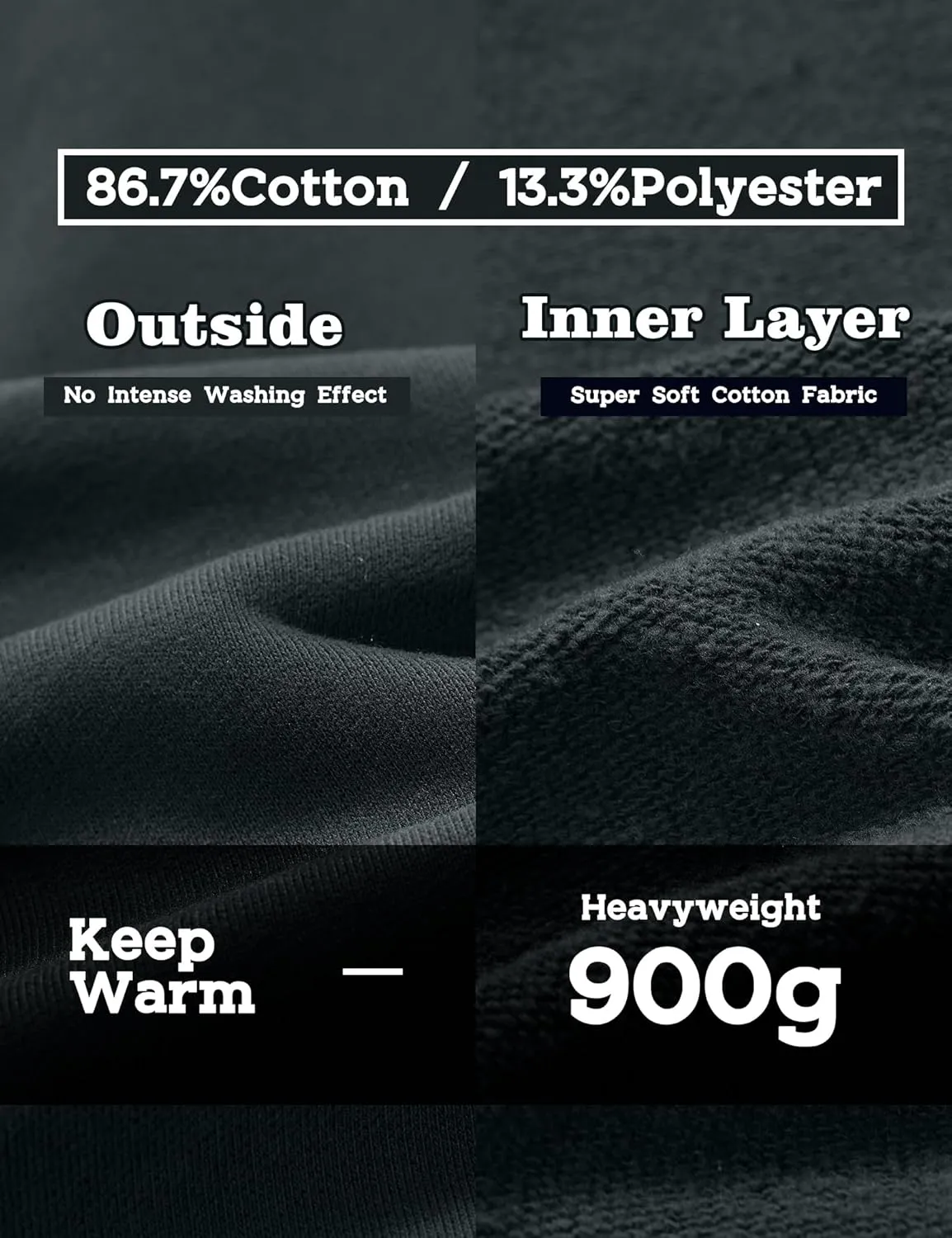 FAIABLE Mens Super Soft Oversized Hoodie Acid Wash Hoodie Heavyweight Fashion Hoodies & Sweatshirts for Men Women Couples