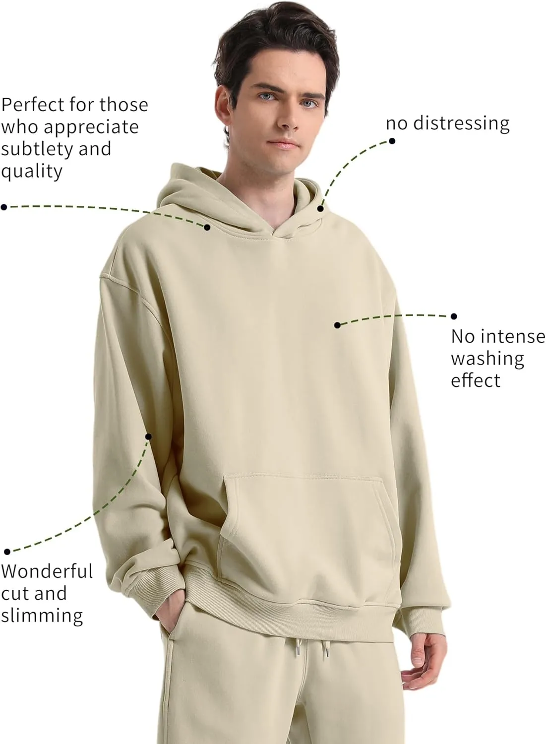 FAIABLE Mens Super Soft Oversized Hoodie Acid Wash Hoodie Heavyweight Fashion Hoodies & Sweatshirts for Men Women Couples