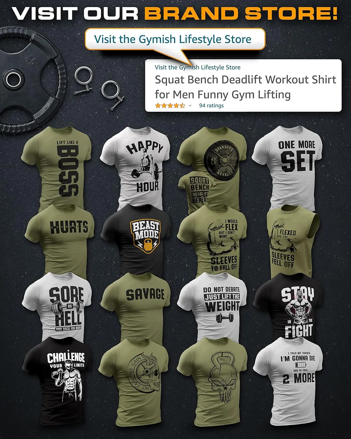for Cardio Lift Weights Faster Workout T-Shirt for Men, Cool Gym Shirts