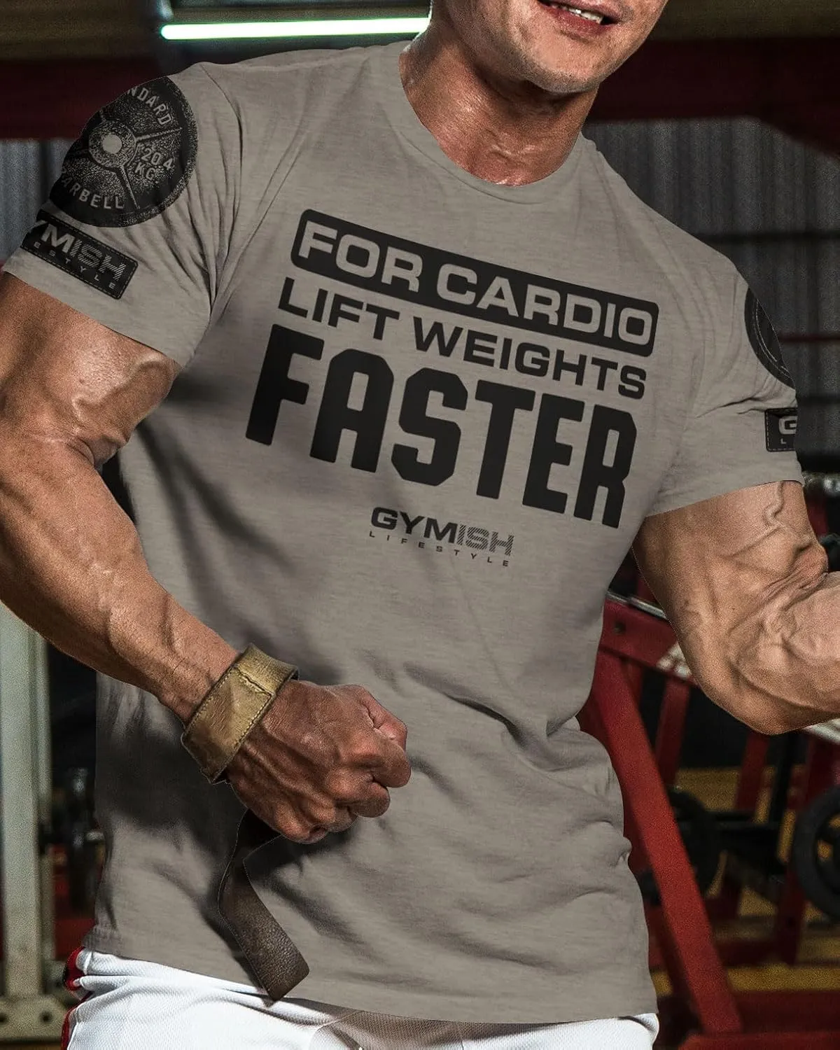for Cardio Lift Weights Faster Workout T-Shirt for Men, Cool Gym Shirts