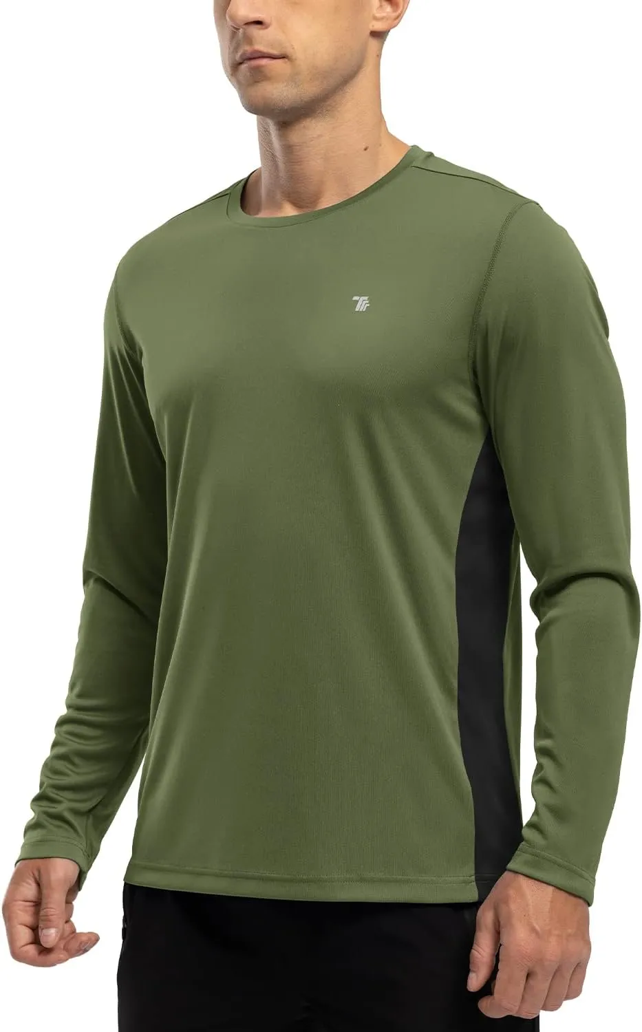 Gopune Men's Swim Shirts Rash Guard Long Sleeve UPF 50  Sun Protection Quick Dry Outdoor Hiking Fishing Shirts