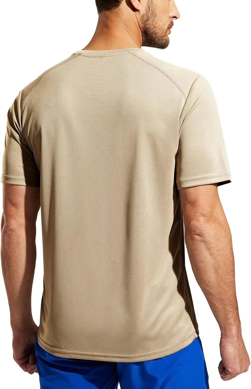 Haimont Men's Dry Fit Athletic Shirts for Running Workout Moisture Wicking Quick Dry Outdoor Short Sleeve T-Shirts