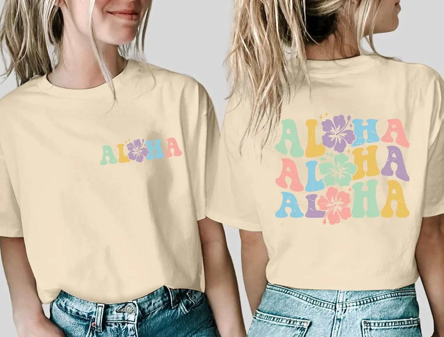 Hawaiian Shirts Women Hawaii Graphic Tees Summer Vacation Hawaiian Tshirt Vintage Hawaii Tropical Tops Outfits