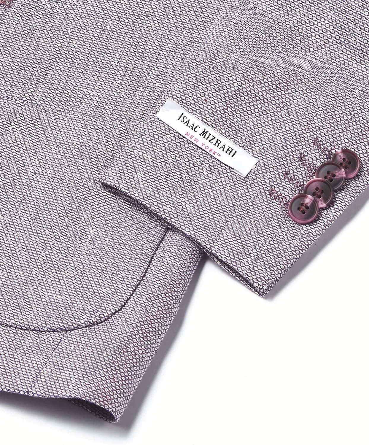 Isaac Mizrahi Boy's Birdseye Textured Blazer