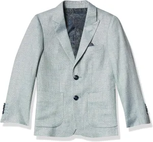 Isaac Mizrahi Boy's Birdseye Textured Blazer