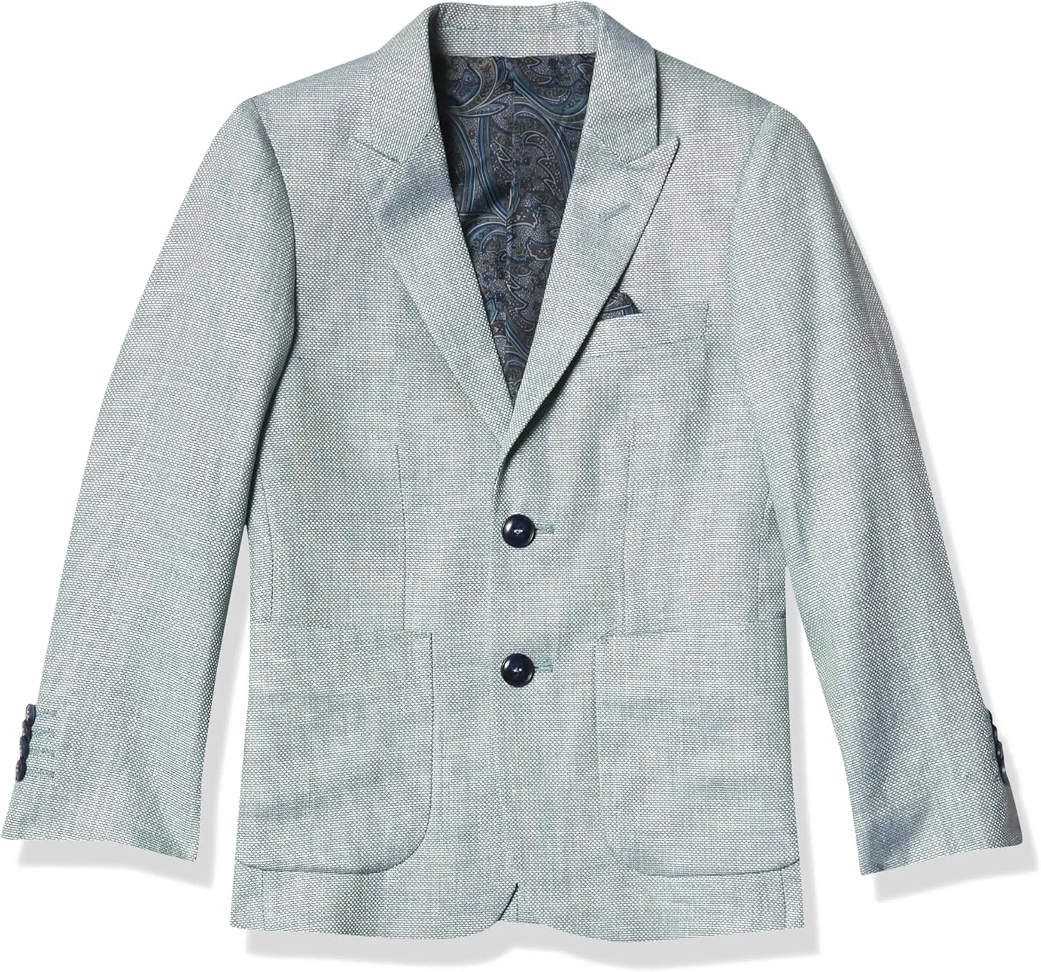 Isaac Mizrahi Boy's Birdseye Textured Blazer