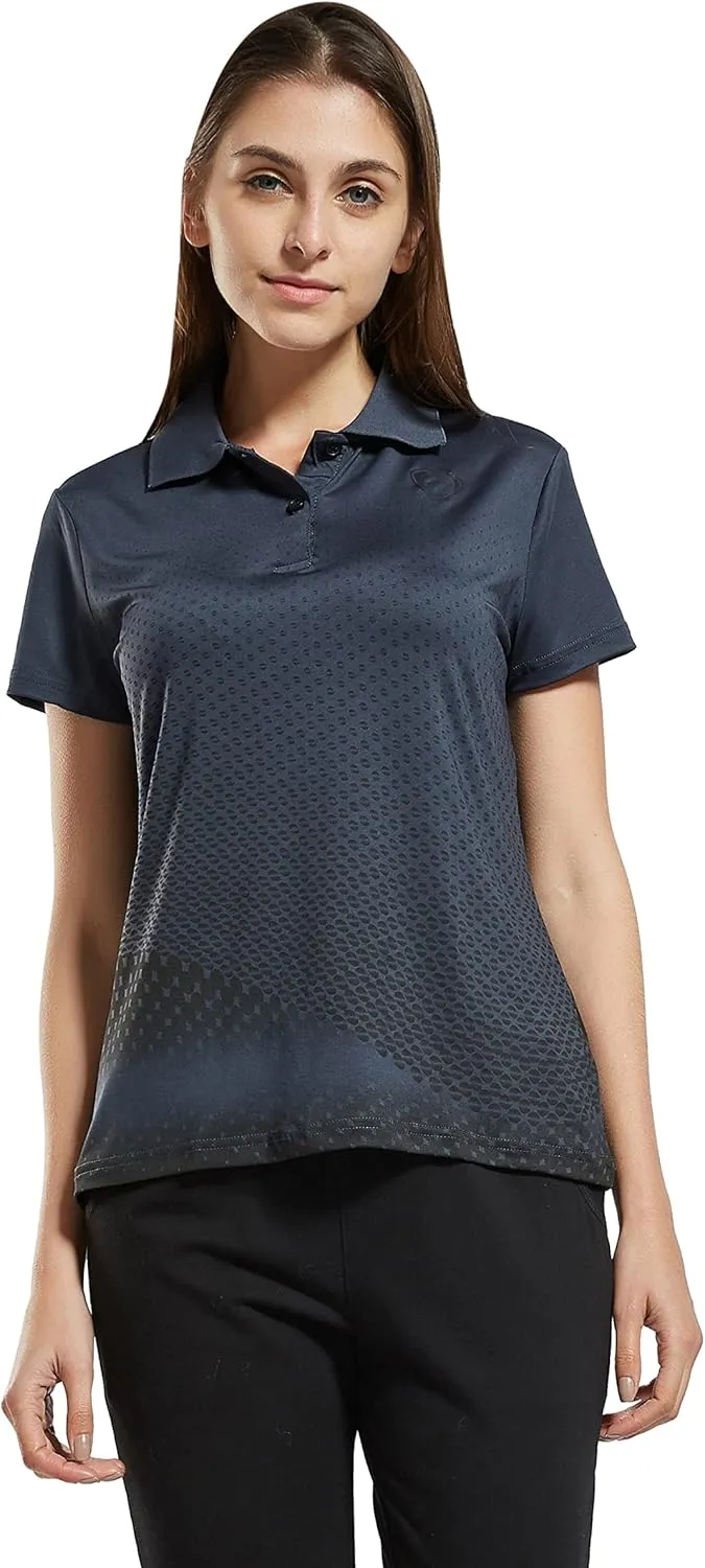 jeansian Women's Sport Polo Tee Shirts T-Shirts Tshirt Tops Poloshirt Golf Tennis Bowling Jersey Quick Dry SWT251