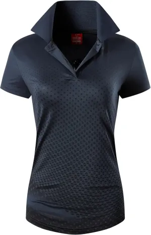 jeansian Women's Sport Polo Tee Shirts T-Shirts Tshirt Tops Poloshirt Golf Tennis Bowling Jersey Quick Dry SWT251