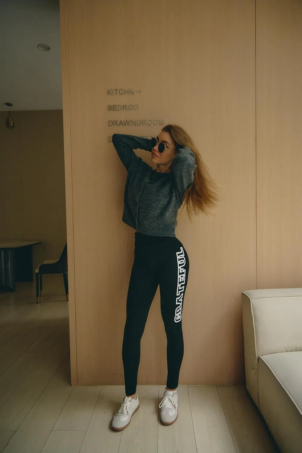 just one Womens High-Waisted Leggings; Coordinated 4-Pack Designs for Workout, Lounging, and Everyday Comfort.