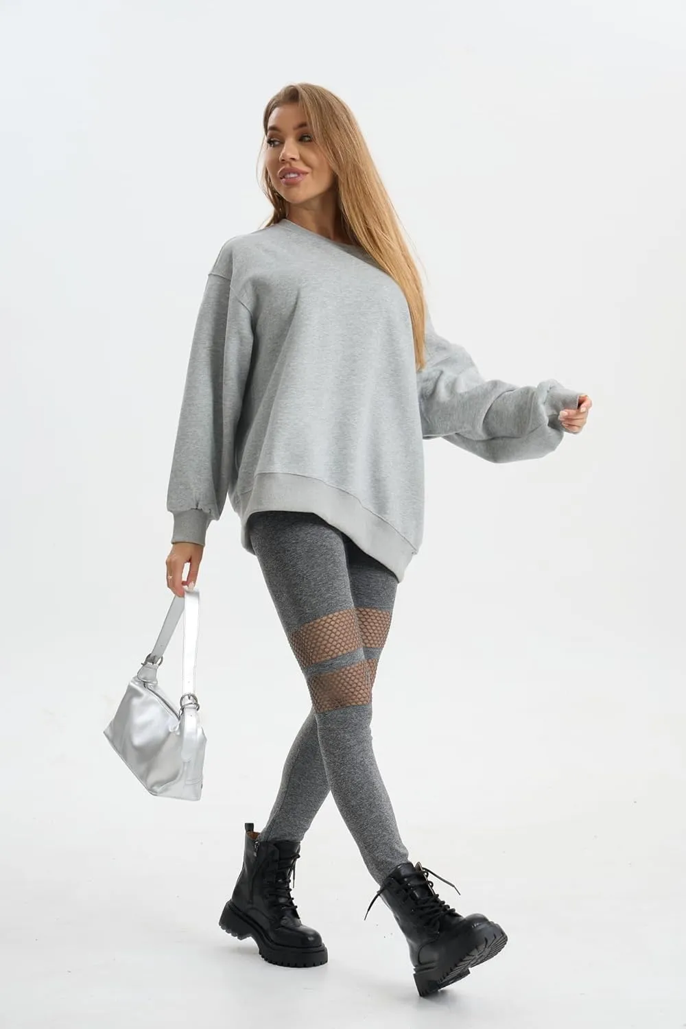 just one Womens High-Waisted Leggings; Coordinated 4-Pack Designs for Workout, Lounging, and Everyday Comfort.