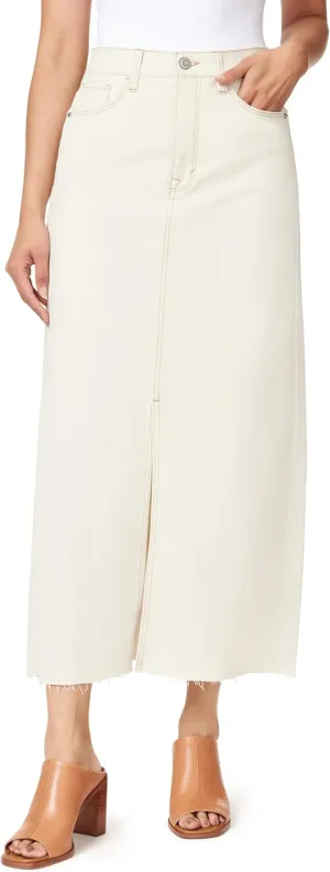 kensie Jeans for Women The High Rise Classic Calf Length Jean Skirt, Sizes 2-14