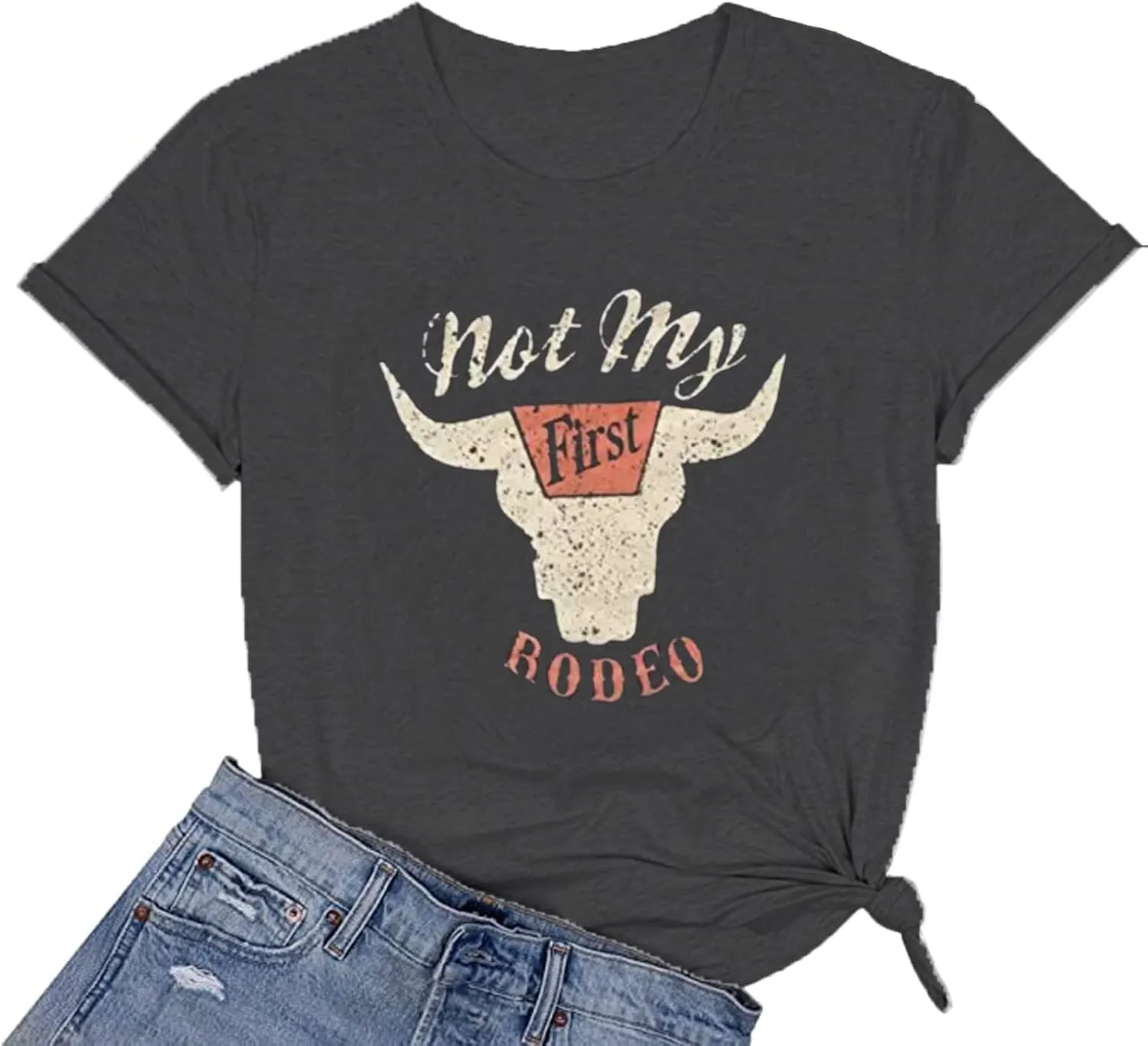 Let 'er Rip Cowboy T-Shirt Tee Women Casual Country Music Short Sleeve Tees Tops