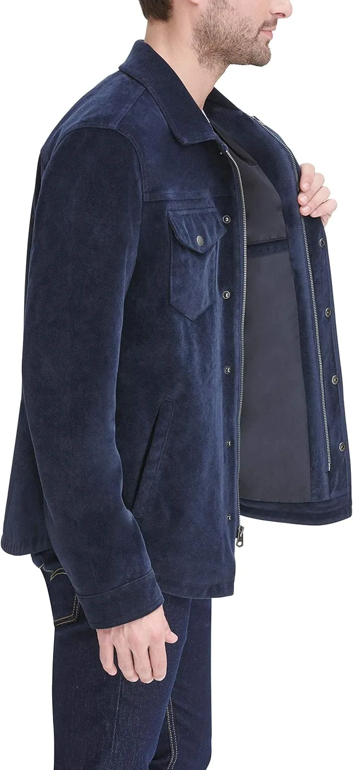 Levi's Men's Faux Leather Shirt Jacket