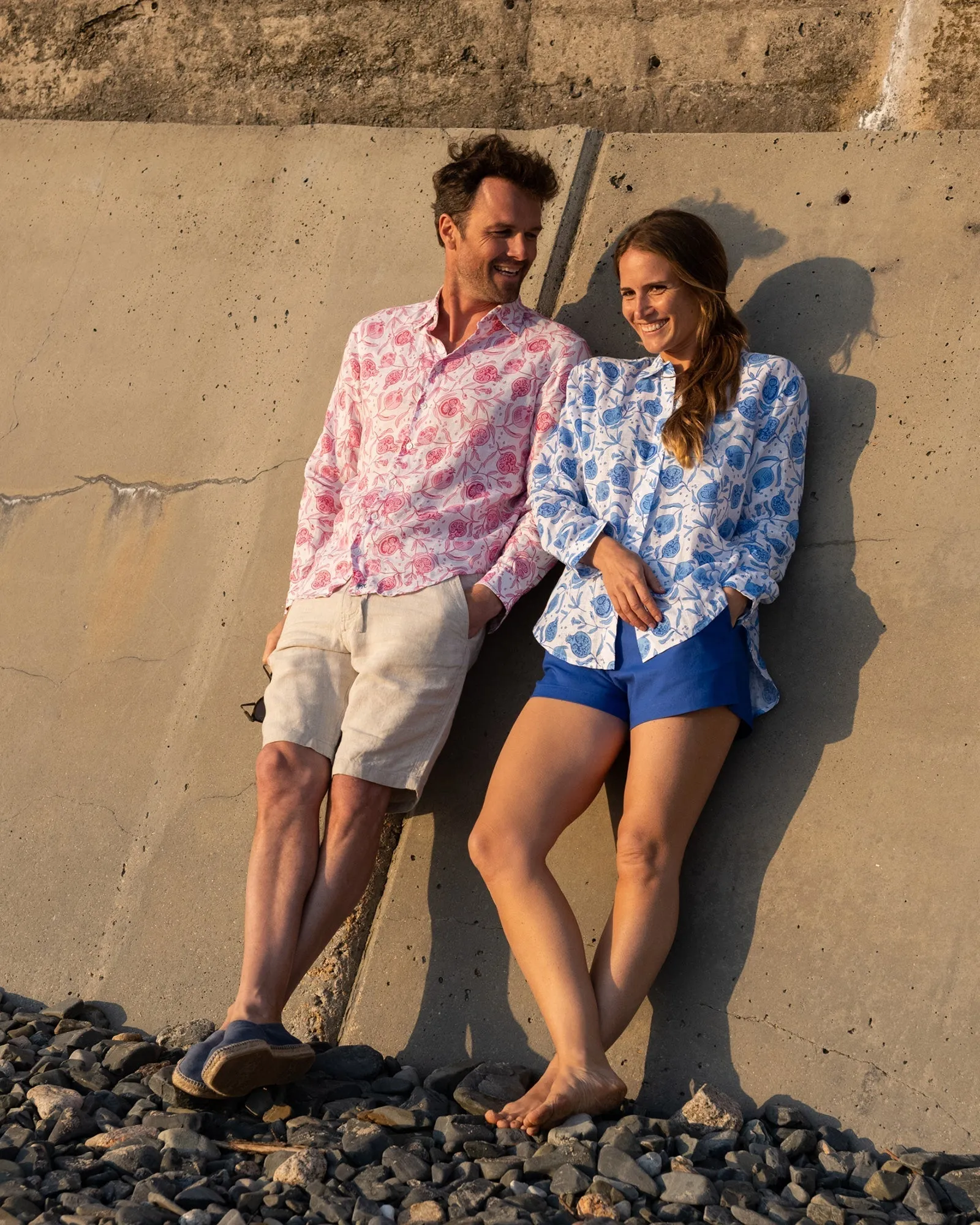 Linen Shirt POMEGRANATE