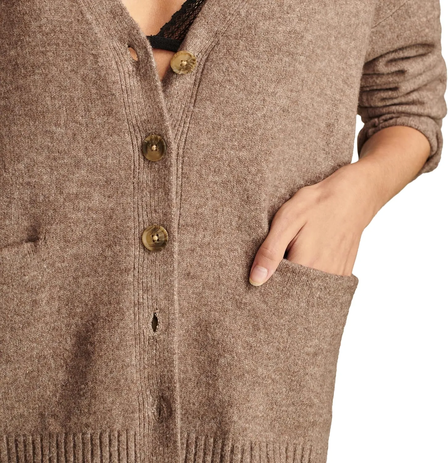 Lucky Brand Women's Slouchy Pocket Cardi