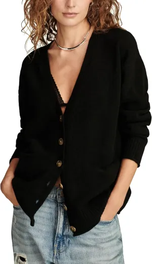 Lucky Brand Women's Slouchy Pocket Cardi
