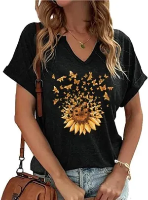 Mama Retro V Neck Shirts for Women Vintage Mama Mommy Mom Bruh Life T Shirts Mother's Day Tops Tee Gifts