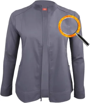 M&M SCRUBS Women's Ultra Soft Front Zip Warm-Up Scrub Jacket