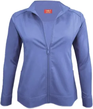 M&M SCRUBS Women's Ultra Soft Front Zip Warm-Up Scrub Jacket
