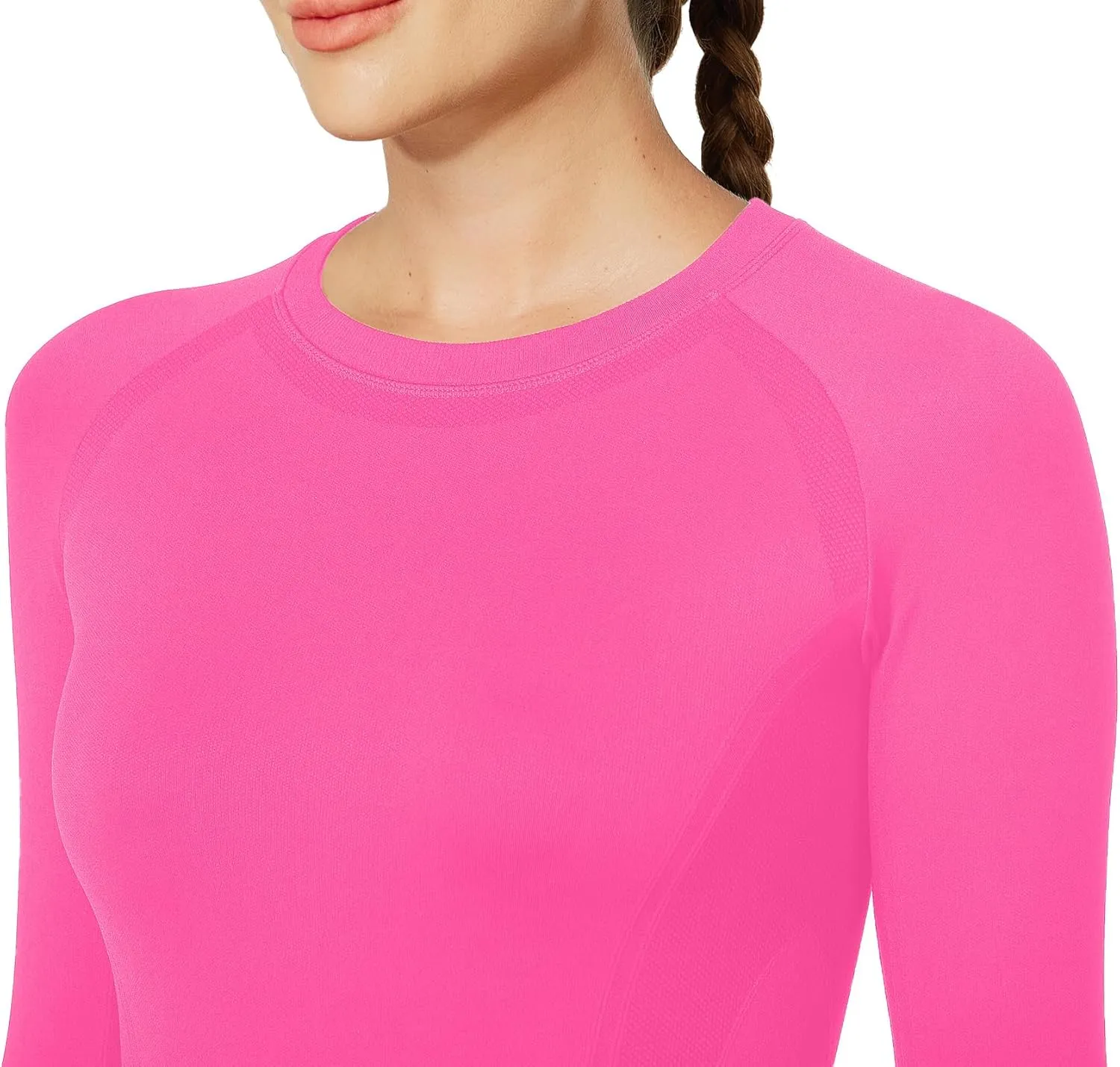 MathCat Workout Shirts for Women Long Sleeve, Workout Tops for Women, Quick Dry Gym Athletic TopsSeamless Yoga Shirts