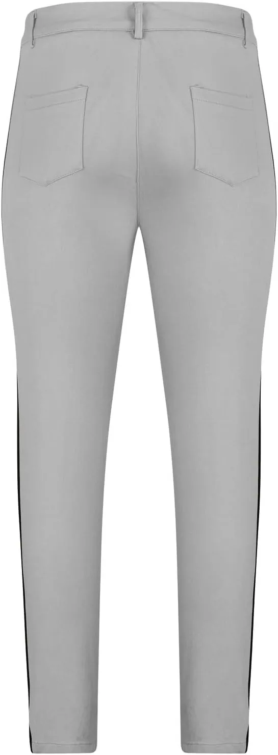 Men Suit Dress Pants Slim Fit Stretch Flat-Front Skinny Chino Pants Business Casual Golf Pants for Groomsmen Wedding