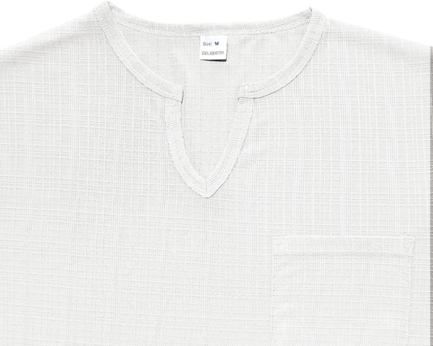 Men's Linen Henley Shirts Casual Short Sleeve V Neck Blouses Tops 2025 Summer Beach Hippie Shirts with Pocket
