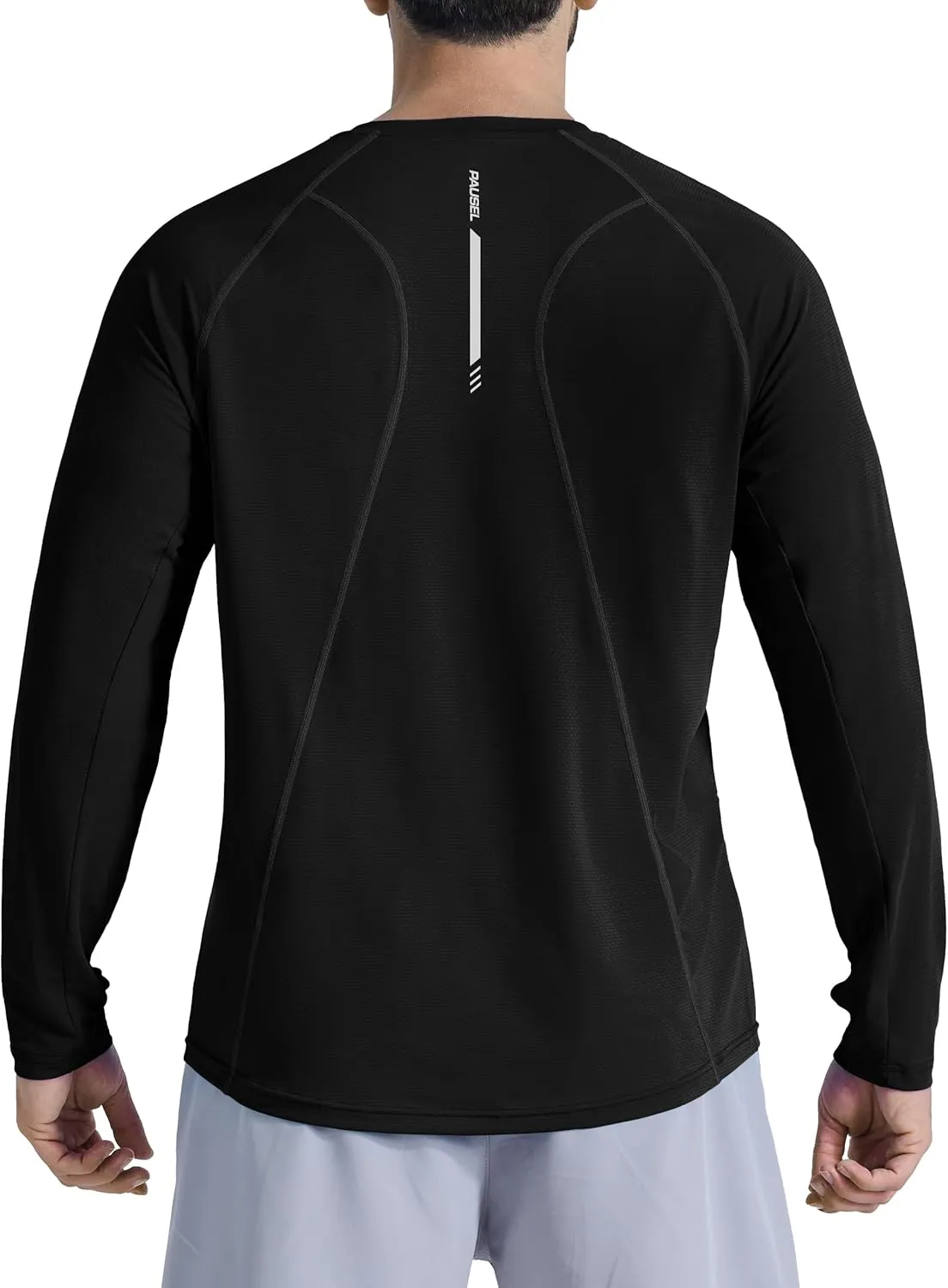 Men's Long Sleeve Sun Protection Swim Shirts UPF 50  Rash Guard Quick Dry Lightweight Fishing Shirts for Beach Summer