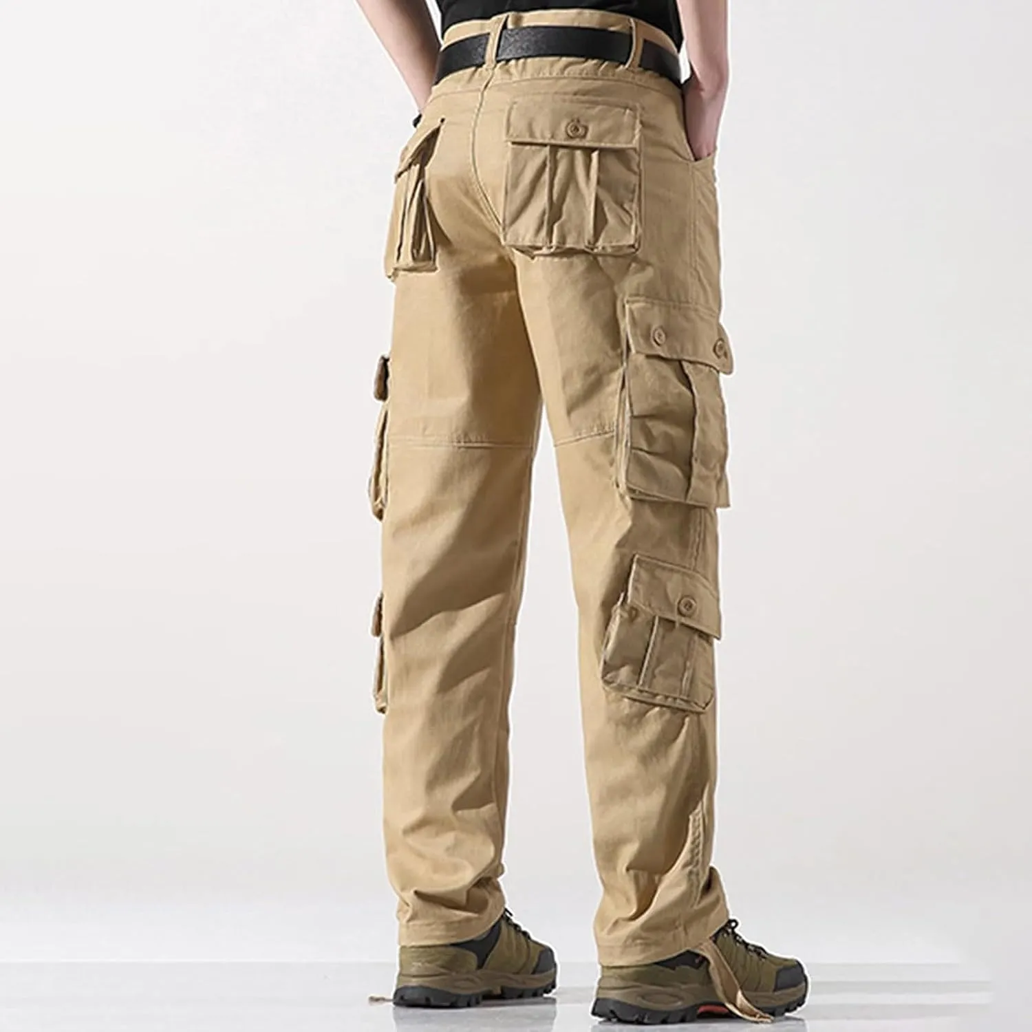 Mens Pants Cargo Joggers Casual Joggers Athletic Pants Flex Stretch Loose Straight Sweatpants Work Hiking Pants