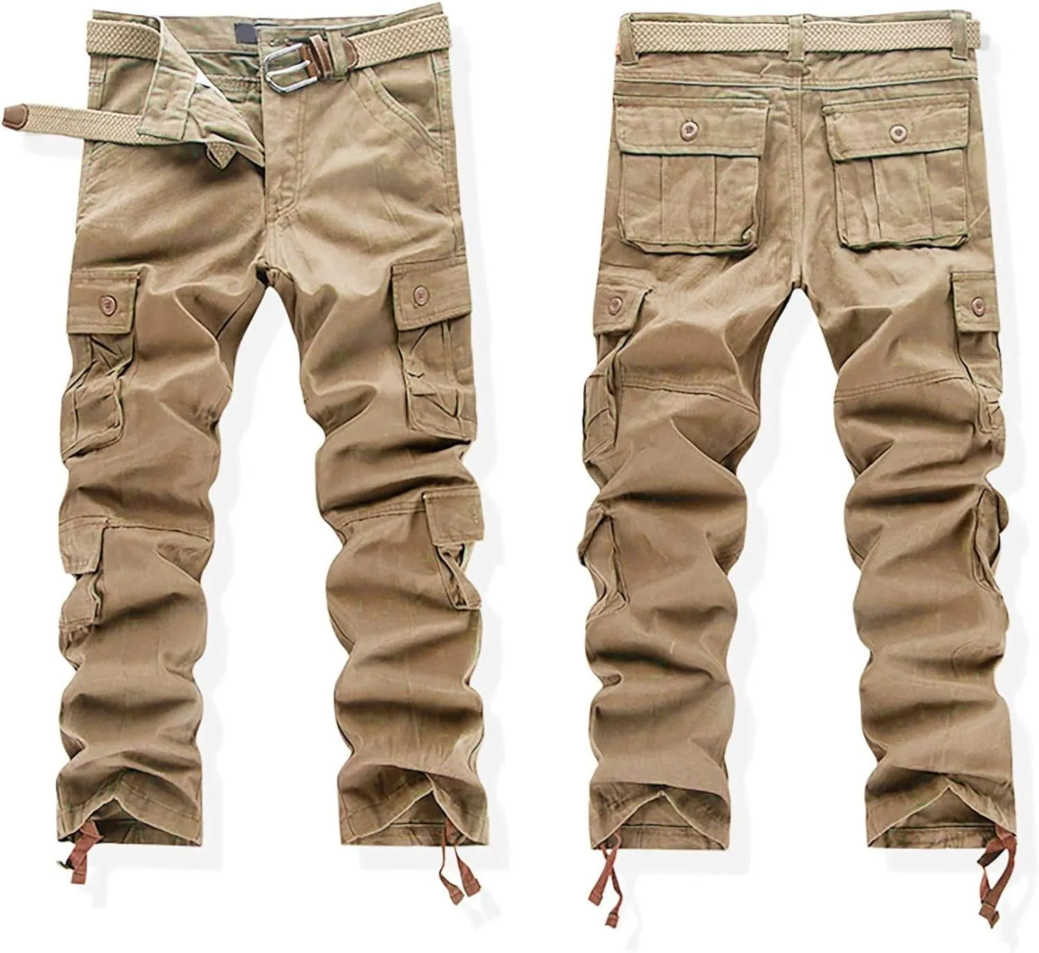 Mens Pants Cargo Joggers Casual Joggers Athletic Pants Flex Stretch Loose Straight Sweatpants Work Hiking Pants