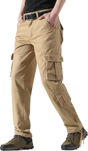 Mens Pants Cargo Joggers Casual Joggers Athletic Pants Flex Stretch Loose Straight Sweatpants Work Hiking Pants