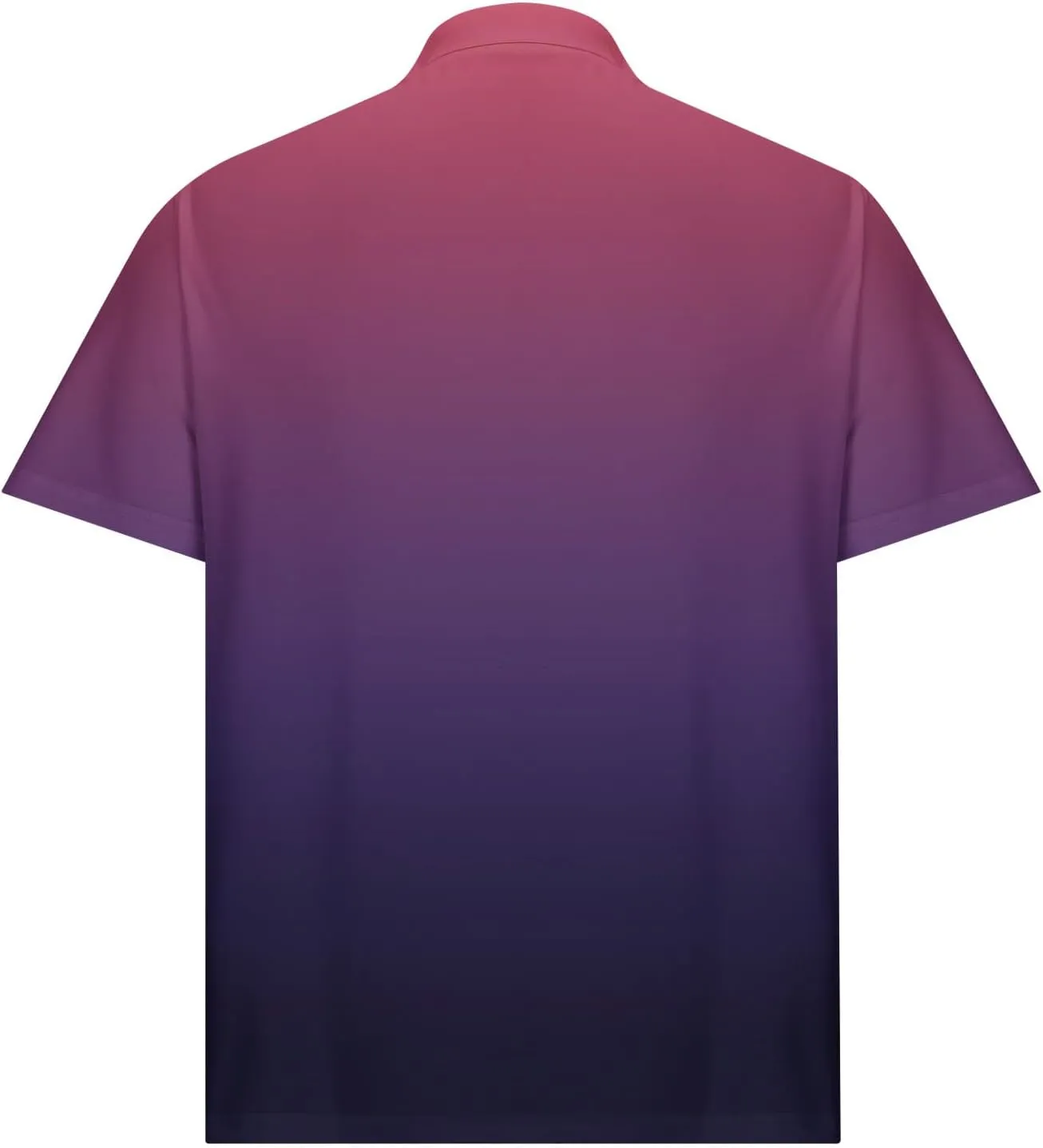 Mens Polo Shirts Short Sleeve Gradient Color Gym Workout Golf T-Shirt Casual Fashion V Neck Button Down Tops 2025