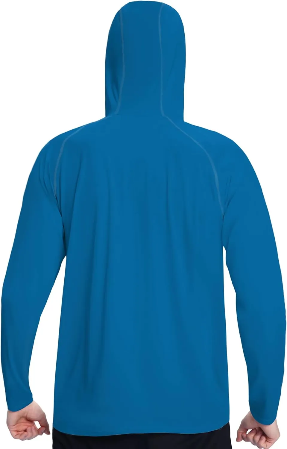 Men's UPF 50  Sun Protection Hoodie Shirts UV SPF Long Sleeve Rash Guard Fishing Swim Shirts Quick Dry