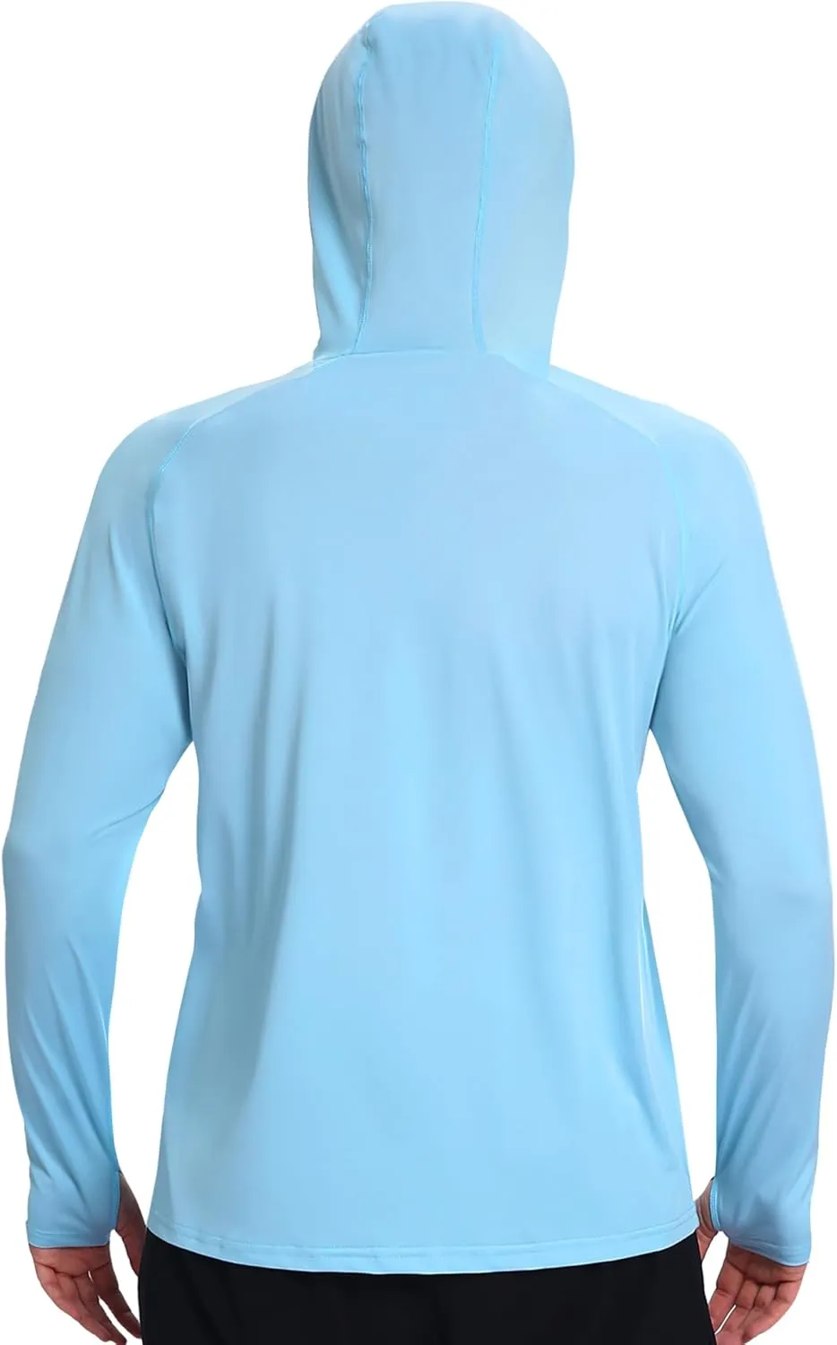 Men's UPF 50  Sun Protection Hoodie Shirts UV SPF Long Sleeve Rash Guard Fishing Swim Shirts Quick Dry