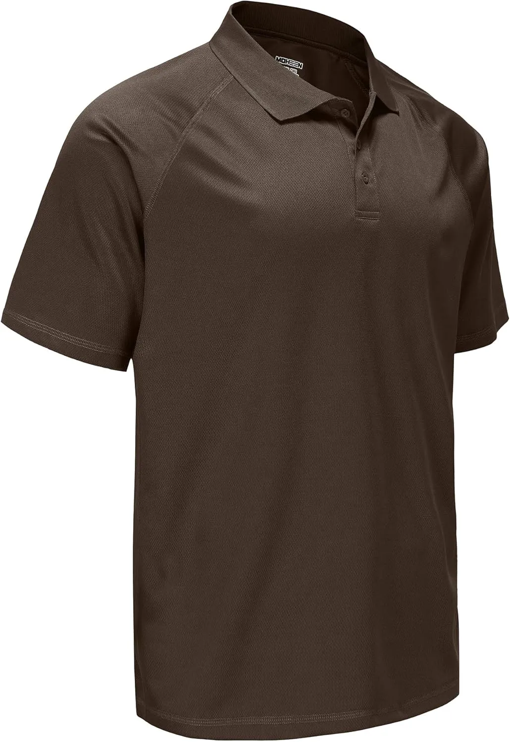 MOHEEN Men's Golf Shirts Short Sleeve Moisture Wicking Polo T-Shirts Athletic Quick Dry Fit Performance Collared UPF 50 