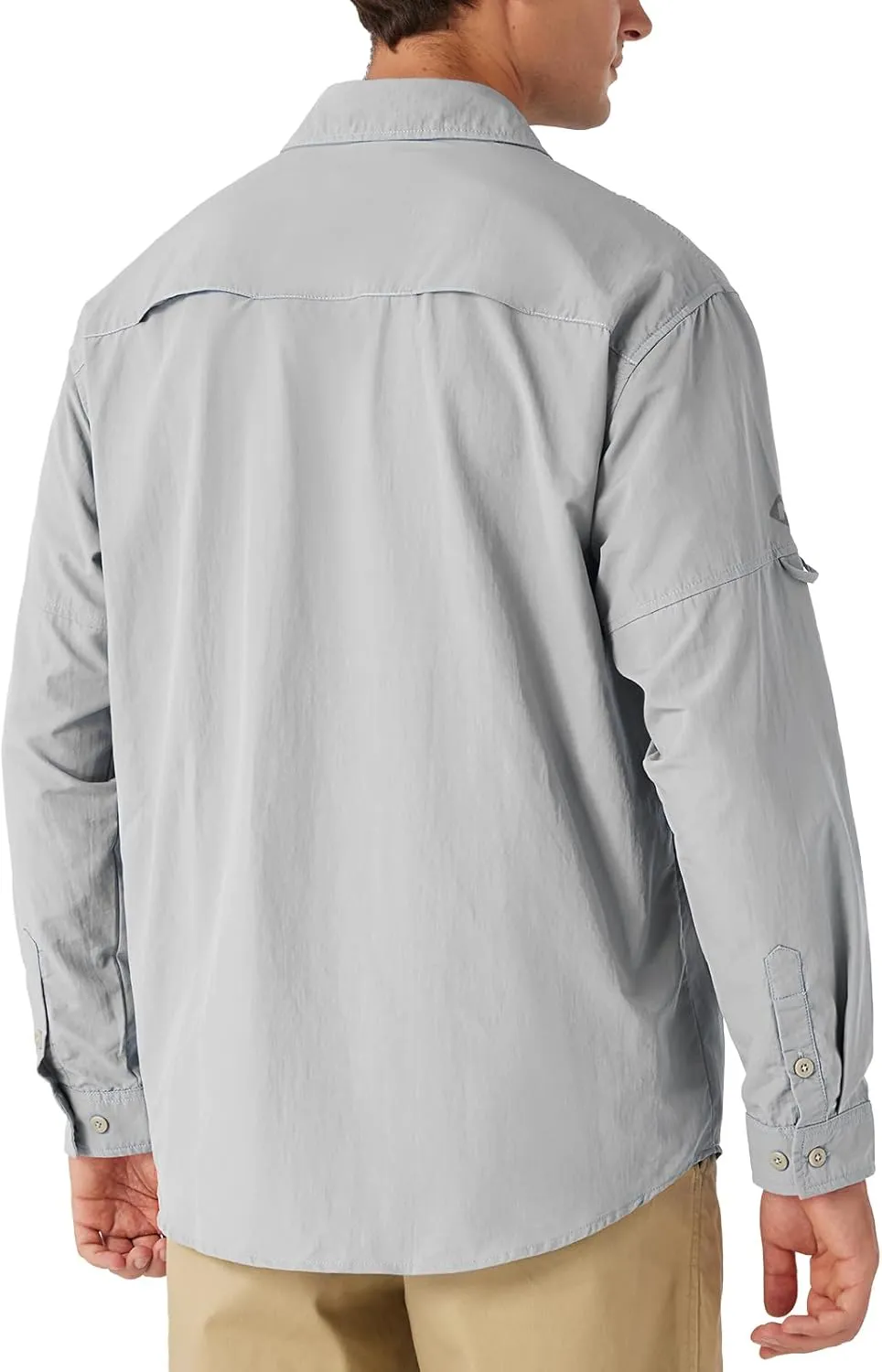 NAVISKIN Men's Sun Protection Fishing Shirts UPF 50  Long Sleeve Sun Shirts for Men PFG Hiking Travel Camping