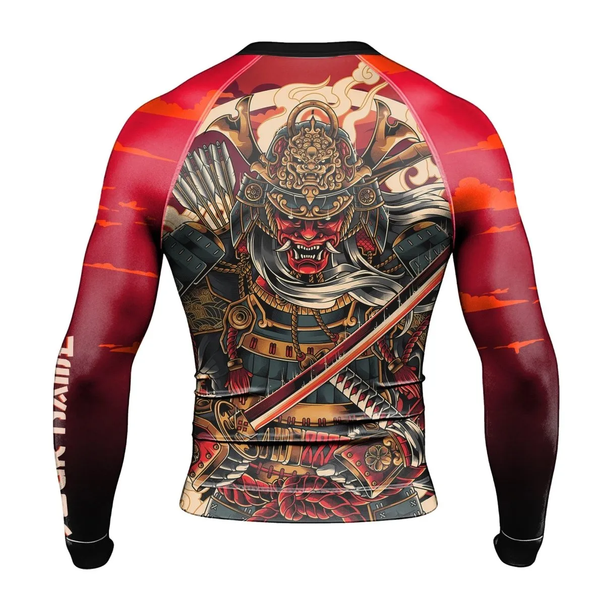 Personalized Samurai Shogun Long Sleeve Rash Guard