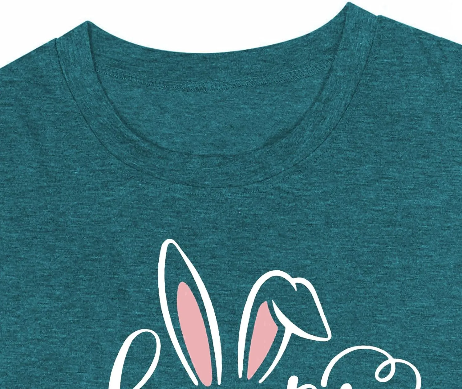 Plus Size Happy Easter Shirt for Women Funny Bunny Rabbit T Shirt Easter Holiday Tops Short Sleeve Tees