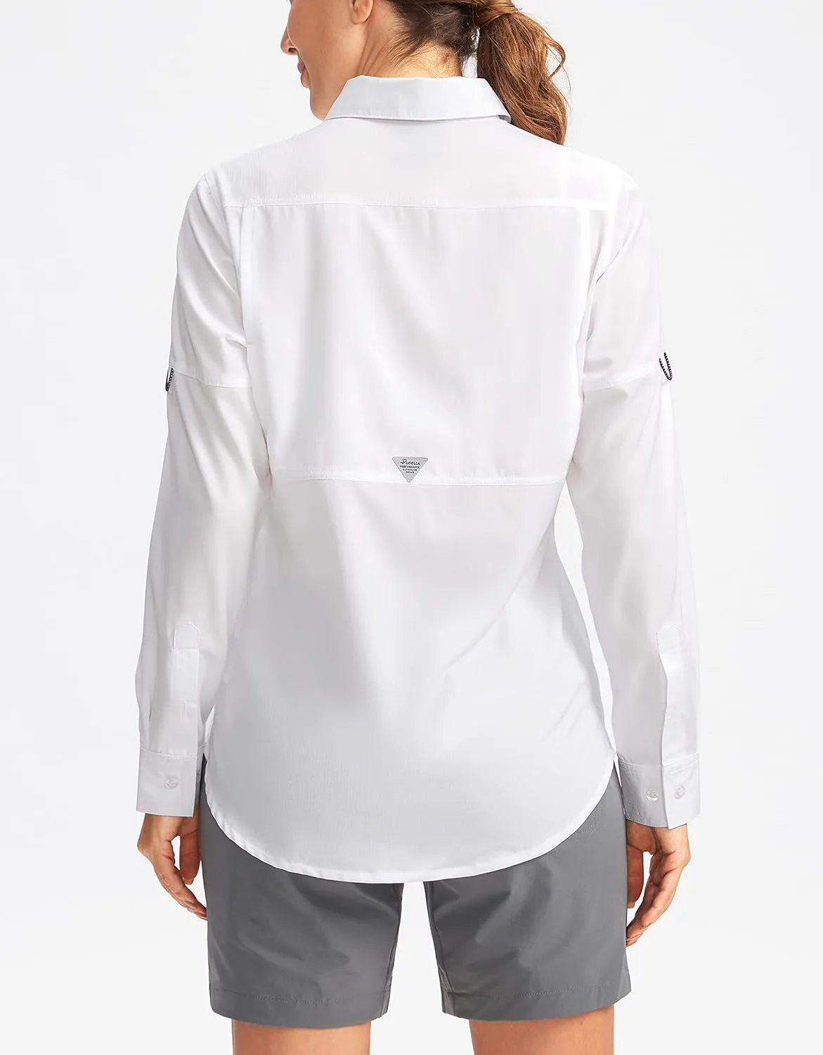 Pudolla Women's UPF 50  UV Sun Protection Shirts Long Sleeve Fishing Hiking Shirt Cool Lightweight Travel Safari Shirts