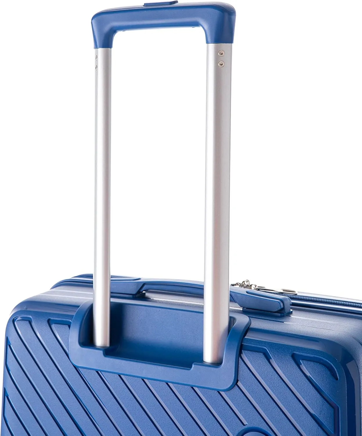 Rockland Prague Hardside Luggage with Spinner Wheels, Blue, 3-Piece Set (20/24/28)