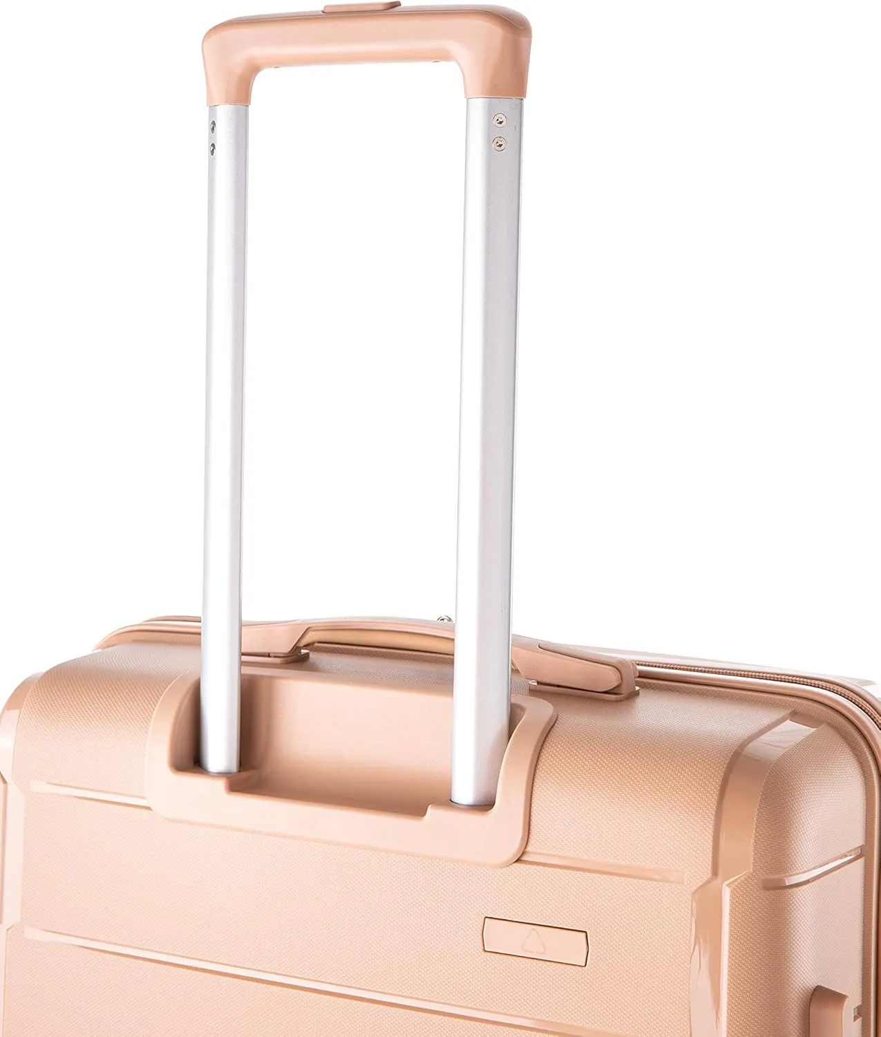 Rockland Vienna Hardside Luggage with Spinner Wheels, Champagne, 3-Piece Set (20/24/28)