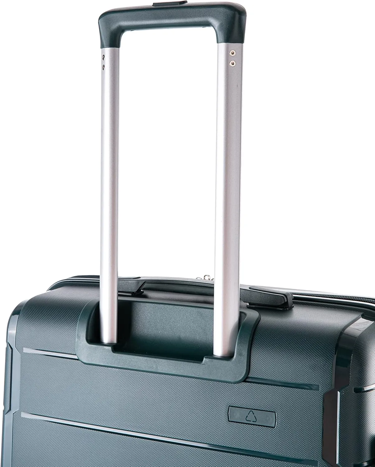 Rockland Vienna Hardside Luggage with Spinner Wheels, Green, 3-Piece Set (20/24/28)