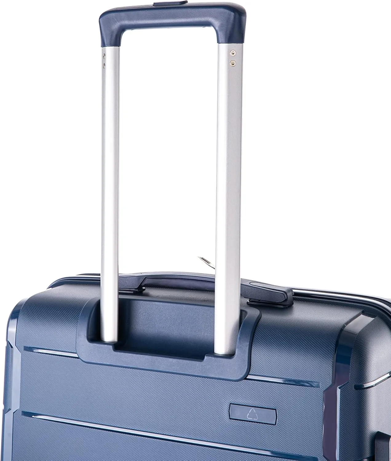 Rockland Vienna Hardside Luggage with Spinner Wheels, Navy, 3-Piece Set (20/24/28)