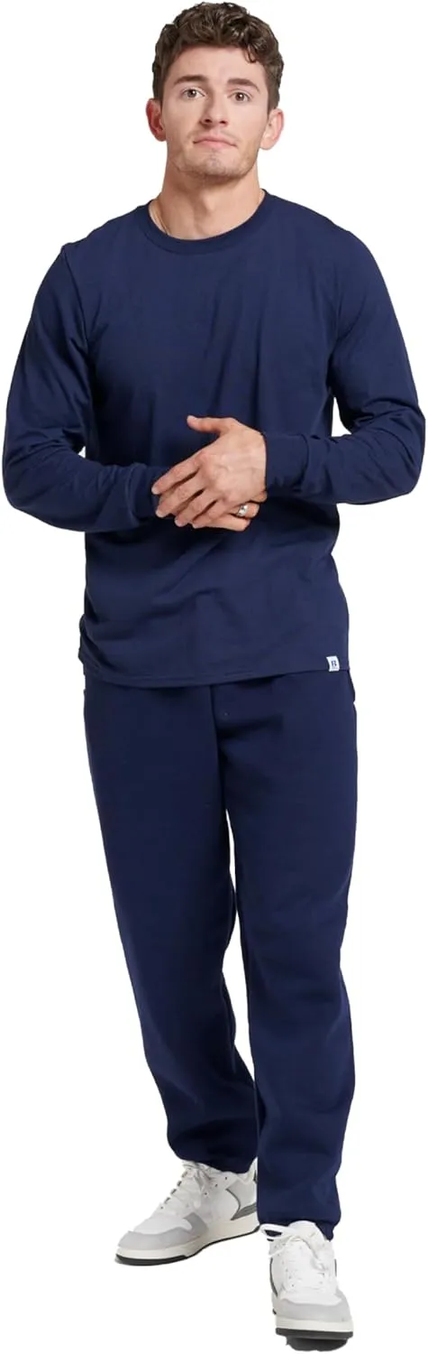 Russell Athletic Men's Dri-Power Long Sleeve Tees, Moisture Wicking, Odor Protection, UPF 30 