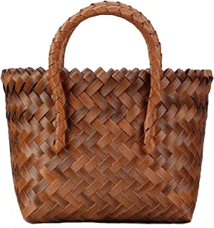 Straw Woven Crossbody Bags Shoulder Bags for Summer Woven Tote Bag Crochet Handbag Beach Bag Smooth Edges, One Color, One Size