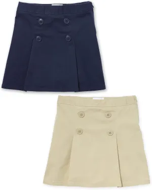 The Children's Place Girls' Button Skirt 2 Pack